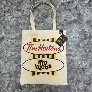 Tim Biebs Tote Bag Justin Bieber Tim Hortons Collectable Item Brand New W/ Tags